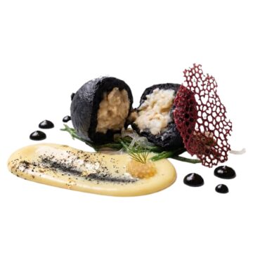 BEIGNET NOIR DE MORUE À L'AÏOLI XL