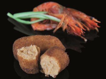 Croqueta de gamba roja