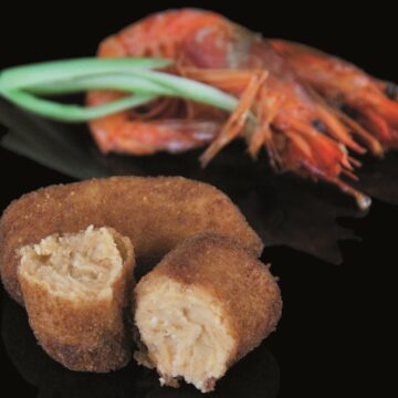 Croquetas de crevette rouge