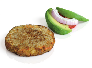 VEGAN PORCINI MUSHROOM AND TRUFFLE BURGER