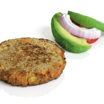 HAMBURGUESA VEGANA DE BOLETUS Y TRUFA