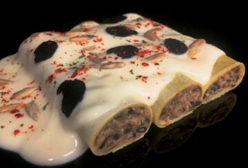 Mushroom cannelloni