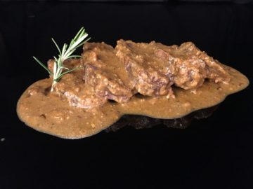 Joue de veau au pesto rouge