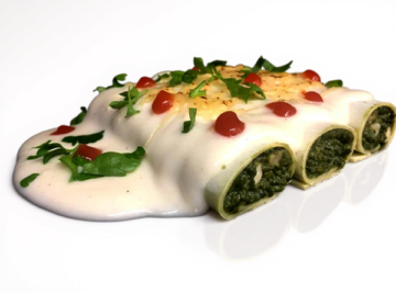 CANELONES DE ESPINACAS