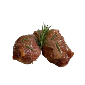 KONFIERTE UND ENTBEINTE SCHWEINEBACKE