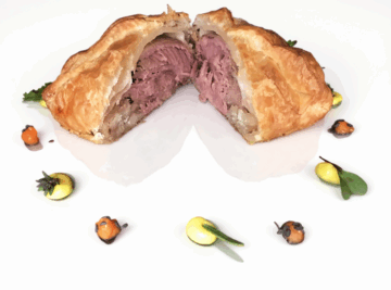 IBERIAN PUFF PASTRY WITH CHESNUTS