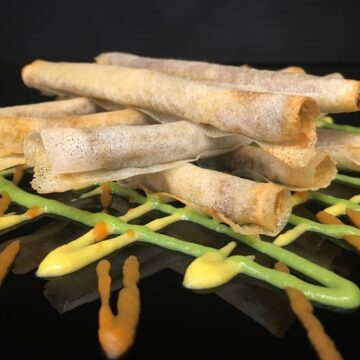 Cigarette feuilletee aux champignons tartufata