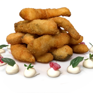 BATTERED COD STRIPS