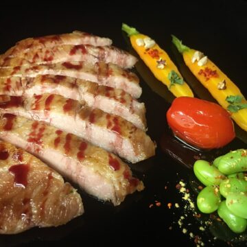 Iberian pork secret confit