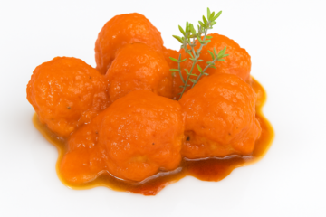 ALBONDIGAS CASERAS CON SALSA DE TOMATE
