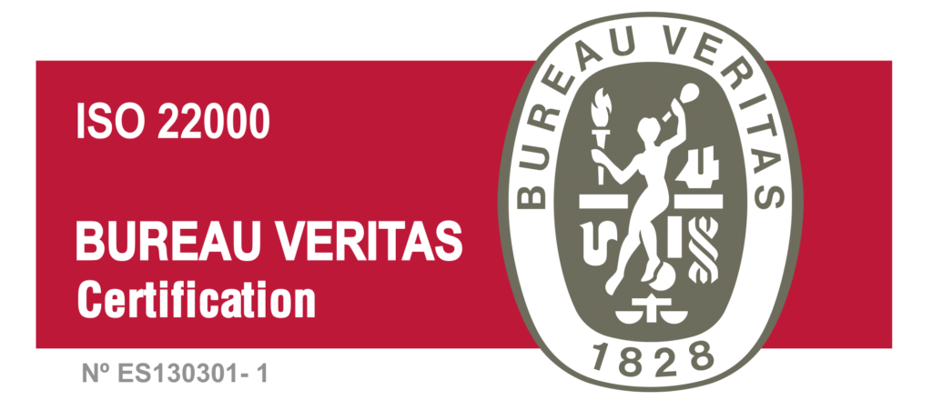 Certification BUREAU VERITAS ISO 22000