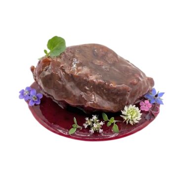 BEEF CHEEK WITH RED FRUIT SAUCE