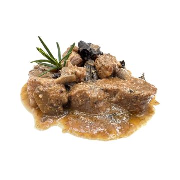 BEEF STEW WITH MUSHROOMS -